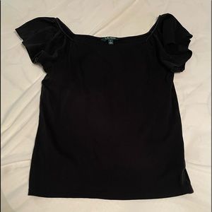 Ralph Lauren , size M black top